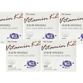 Dr.Lin Supercritical Vitamin K2 30 tablets, 5 boxes, 5 months supply (AD), basic / 닥터린 초임계 비타민K2 30정 5박스 5개월분(AD) 기본