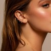4PCS Gold Hoop Earrings Set for Women Chunky Gold Hoops