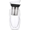 BTaT- Double Wall Glass Tea Cup With Stainless Steel Infuser,