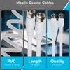 Maplin Satellite Cable 1.5M Coaxial Cable F Type Male to