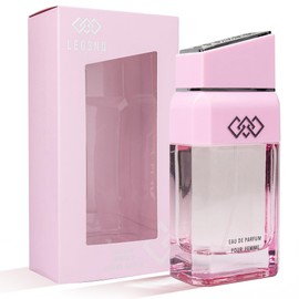LEG3ND Ladies EDP Spray for Women - Long-Lasting Luxury Fragrance with Essential Oils - Rose & Jasmine Notes - Comes in a Glass Bottle Spray,100ml (Light Pink)