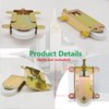 Sliding Mirror Closet Door Rollers Replacement Hardware Fits Contractors Part