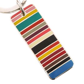 Paul Smith M1A Keyr MSTAG Keyring STRIPE TAG Unisex 92 Multi