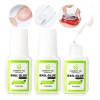 Pegamento Para Tips De Uñas Con Pincel 10ml 3pcs Cherimoya