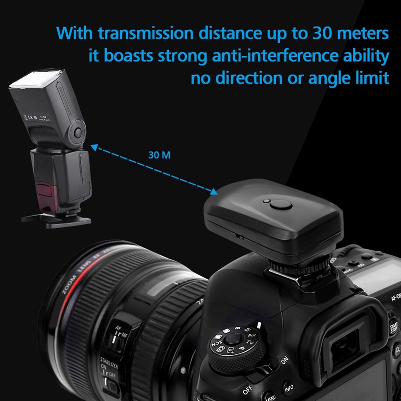 433MHZ 16 Channel Wireless Flash Trigger Set with 1 Transmitter