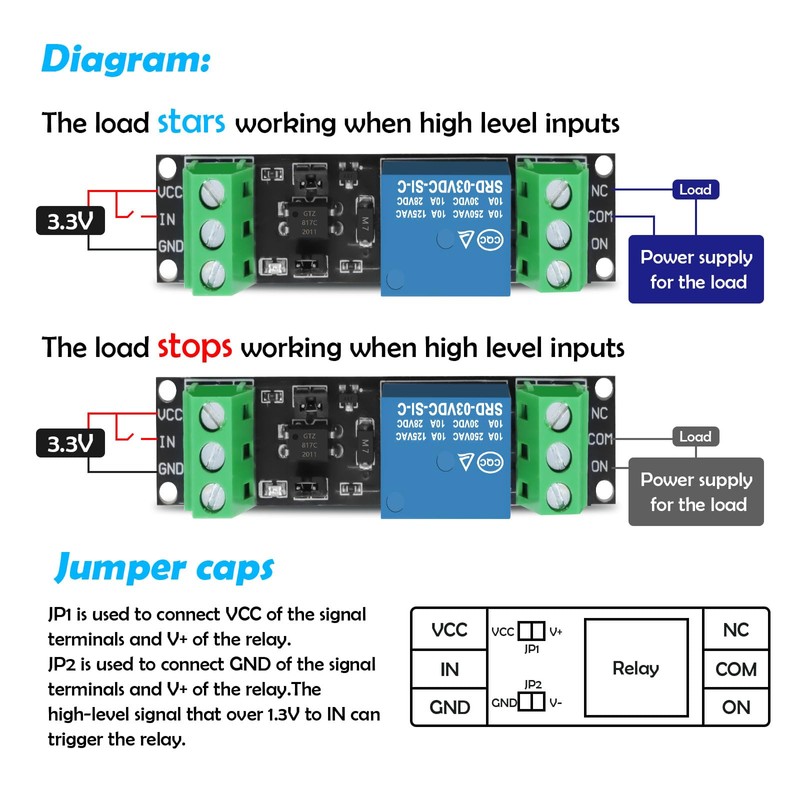 3 V 1 Channel Relay Optocoupler Module, Relay Opto Isolation