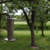 Fallen Fruits Ltd FB394 STAINLESS STEEL NUT FEEDER Bird, Silver,