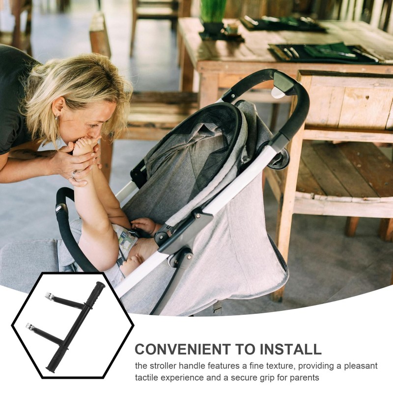 TOGEVAL Pram Handle Extension, Universal Handlebar Extension for Pushchair, Pram