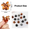 36PCS Small Hair Clips Mini Flower Hair Clip for Women,