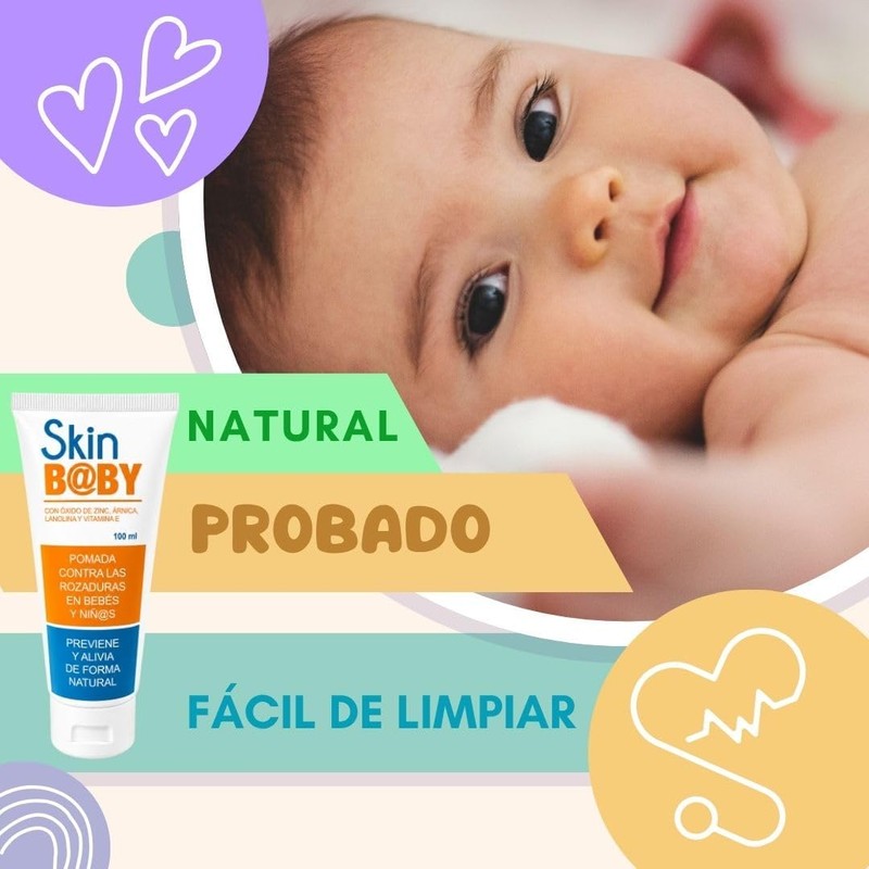 Skin Baby - Crema para Rozaduras de Bebés, Evita y