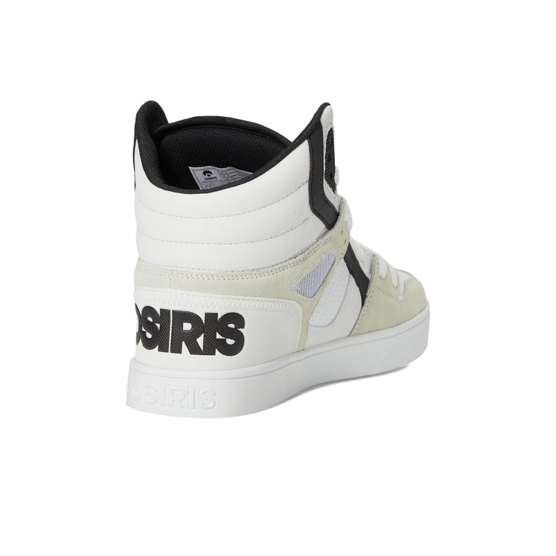 Osiris Men's Clone White/Black/White 12 Medium