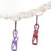 1Pc Cotton Stuffed Animal Storage Chain with 30pcs Metal Clips