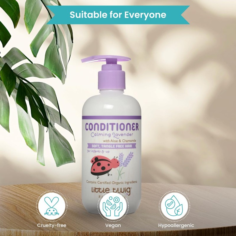 Little Twig Acondicionador, fórmula natural derivada de plantas, lavanda, 17