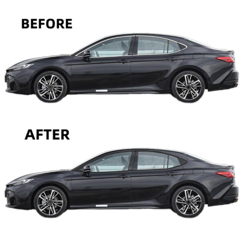 Window Trim Chrome Delete Blackout Overlay Kit Pre-Cut Vinyl Compatible