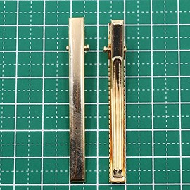 KUKU Kobo Slim Pincer Pin Hair Clip, Set of 10 (Light Gold, 2.4 inches (6 cm)