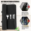 Chef Knife Bag With 24 Slots Cutlery Knives Holders Protectors,