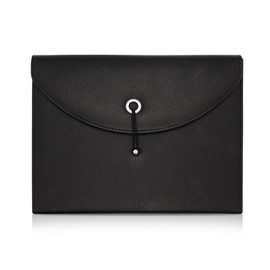 13 Pockets Expanding File Folder,A4 PU File Organizer Bag Briefcase Handcarry Case Organ Bag for Business,Office,School,Black