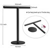 Hand Towel Holder Stand for Bathroom Vanity Countertop Matte Black