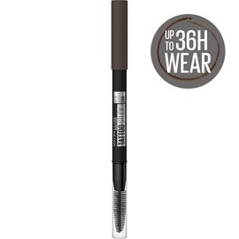 Maybelline New York TattooStudio Waterproof Eyebrow Pencil, Sharpenable, Longwear, Long Lasting Eyebrow Pencil, Defined Brows, Pigment Brow Pencil, Black Brown, 1 Count
