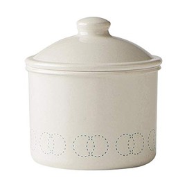 Break-resistant Storage Container, Canister, Approx. 3.9 x 4.3 inches (10 x 11 cm), miosu, White, Made in Japan