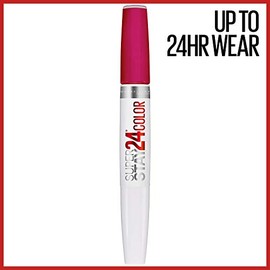 Maybelline New York SuperStay 24 2-Step Long Lasting Liquid Lipstick & Lip Balm, Long Wear Makeup, High-Impact Lip Color with Microflex Technology, Sa