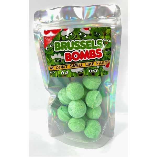 Brussels Bombs. Pack of 12 Mini Bath Marbles. Jasmine Scented.