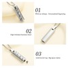 Oinsi Pet Urn Necklace for Ashes Stainless Steel Cremation Jewlery