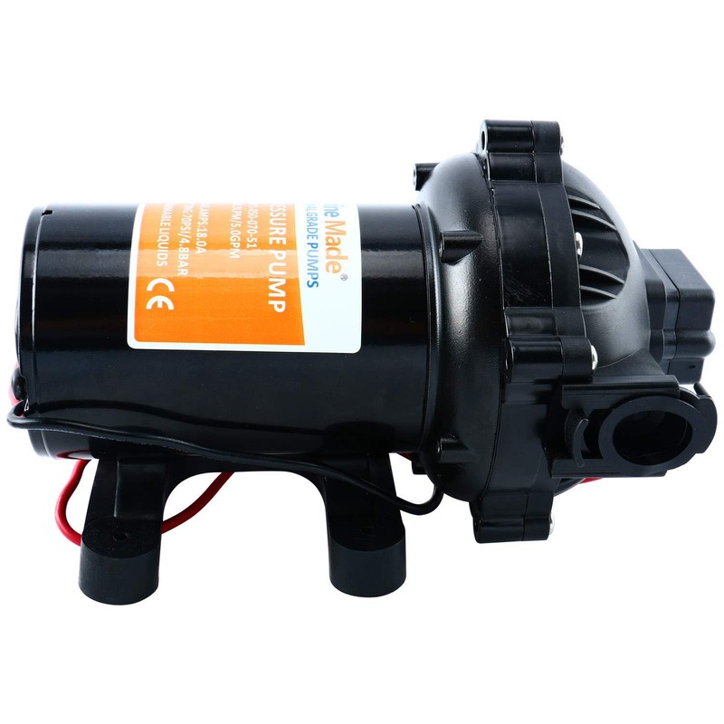 Amarine Made 70 PSI Washdown Deck Wash Pump KIT 12v