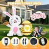 Boveco 4FT Inflatables Easter Eggs and Bunny Outdoor Decoration Cute