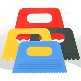 4pcs Plastic Paint Scraper, Random-color Putty Knife Putty Spreader Spackle Tool,Putty Knifer Scraper Tool Putty Scraper for Art Painting Supplies,Paint,Wall Treatments and Supplies