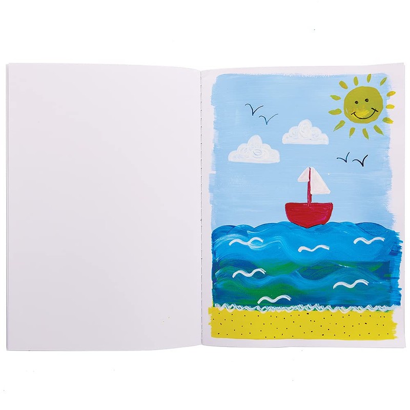Baker Ross FX316 A5 Sketch Books - Pack of 6,