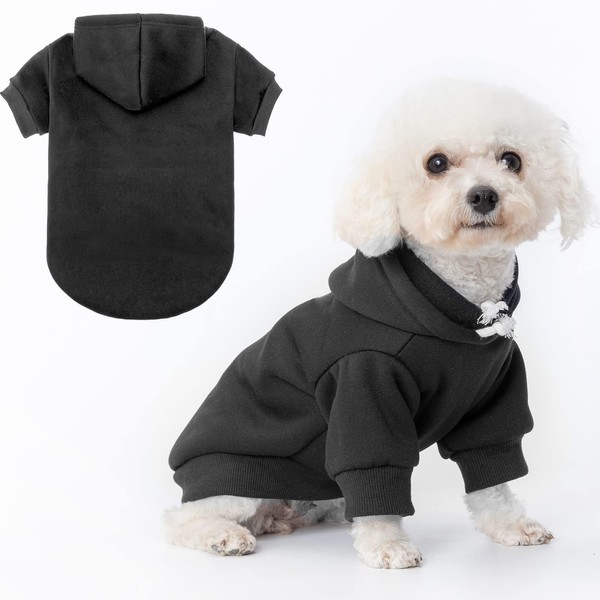 BINGPET Dog Hoodies - Fleece Lined Fall Dog Puppy Sweatshirt