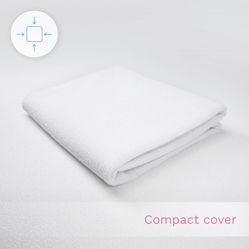 Set of 2 Waterproof Mattress Protector Sheets/Covers Fits 140x70 cm