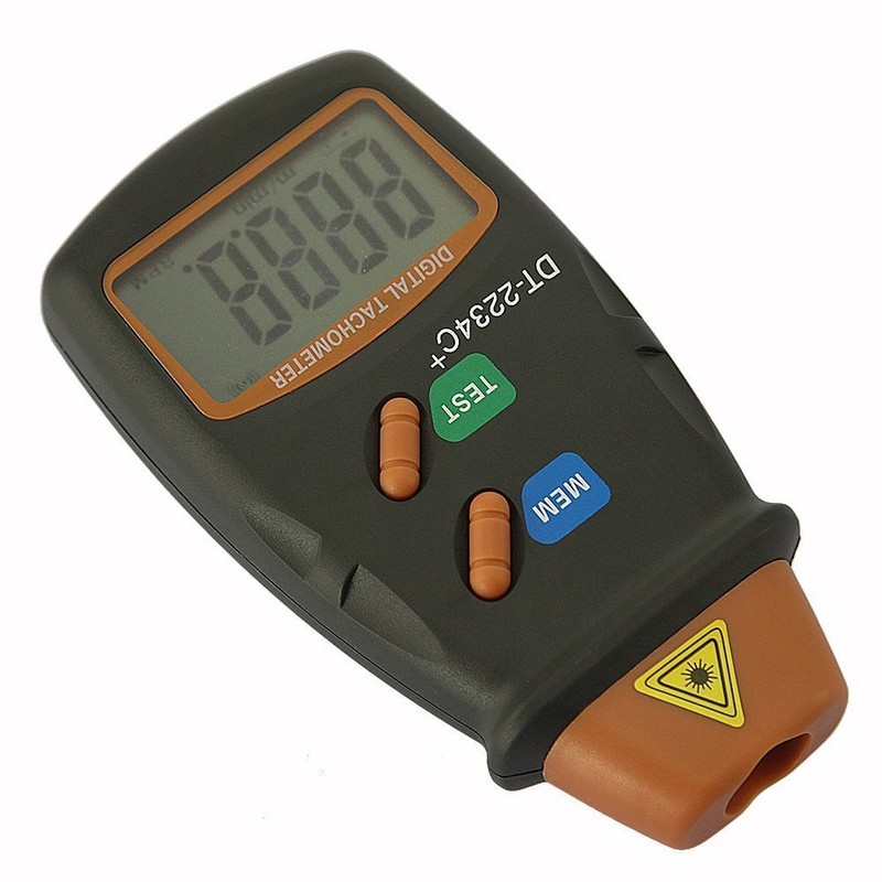 NAMVO Professional Digital Speedometer, Digital Laser Optical Speedometer, Non-Contact Tachometer