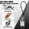 KAMIYONG Key Chain for Ryker Key Fob Holder Cover Zinc
