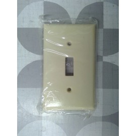Eagle Electric 2134V 1-Gang Toggle Switch Wallplate, Ivory **Free Shipping**
