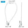 PATIKIL 2 Pack 3 Digit Combination Lock,Round Helmet Padlock Cable