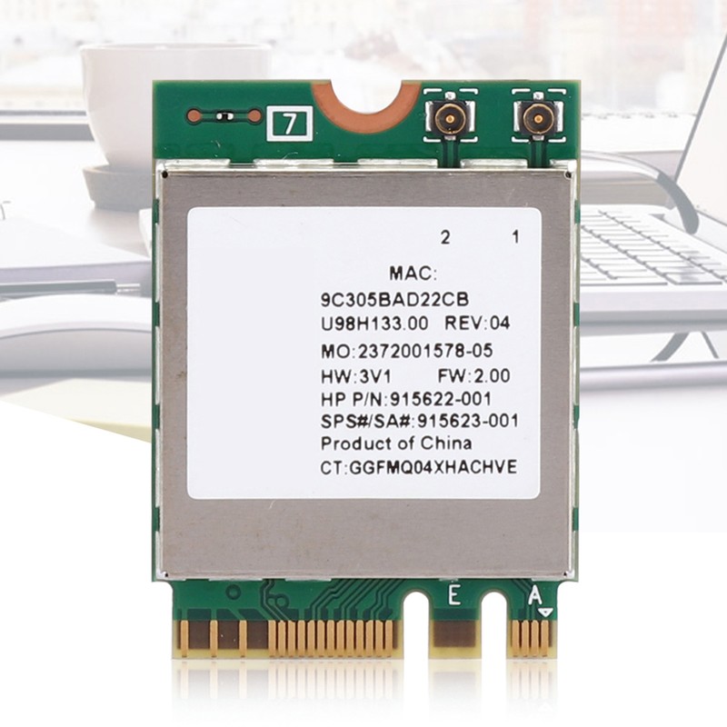 Network Card RTL8822BE Dual Band 2.4G/5G M.2 Interface Support for