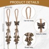 FREEBLOSS 4 Set Witch Bells DIY Kit for Door Knob