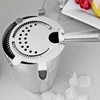 JEUIHAU 20 PCS 6 Inch Cocktail Strainer, 4-Prong Stainless Steel