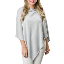 Top It Off Elsa Poncho - Women’s Fine Knit Luxury Topper -