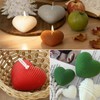 3PCS Woven Mesh Heart Candle Soap Silicone Mold, Heart Shape