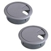 2 x Desk Cable Grommets - Organize and Manage Cables