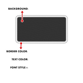 Custom Embroidered Memorial Patch Biker in Memory of Patches MC 4 x 2 (A)