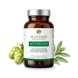 Bitter Substances Capsules with Dandelion, Artichoke & Gentian - Natural Digestive Support - High-Quality Bitter Substance Complex - 60 Capsules - Vegetable Formula - Premium Quality