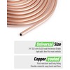 Racewill 25 ft 1/4" Copper Coated Brake Line Kit (Includes
