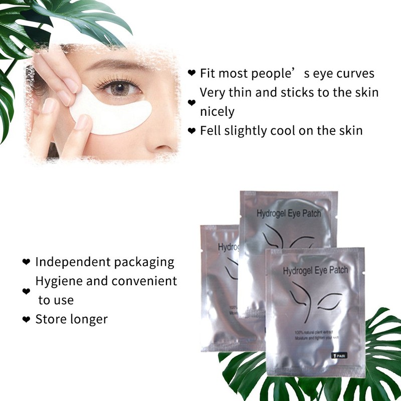 100 Pairs of Eye Pads, Eyelash Pads for Eyelash Extension,