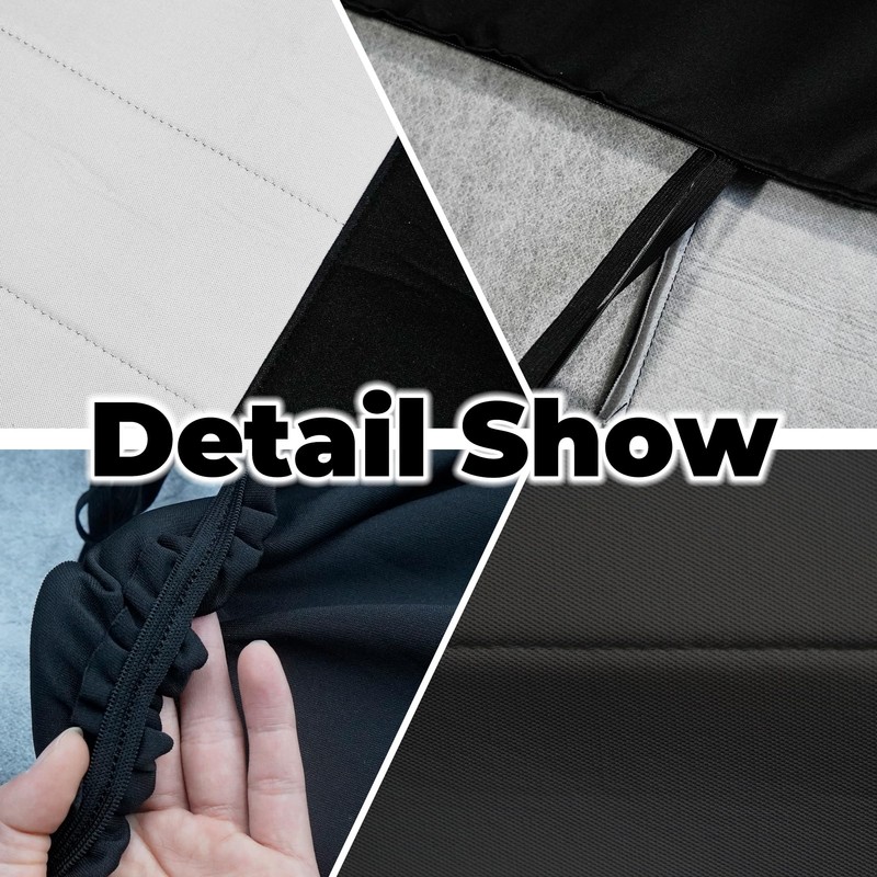 EDIETH Front 60/40 Split Bench Seat Covers for Chevy Colorado