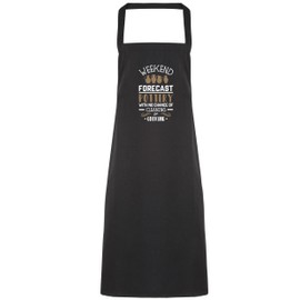 Hippowarehouse Weekend Forecast Pottery With No Chance of Cleaning or Cooking Apron kitchen cooking painting DIY onesize adult