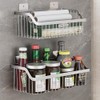 2 Set Fruit Basket for Kitchen, Pantry Kitchen Organizers and